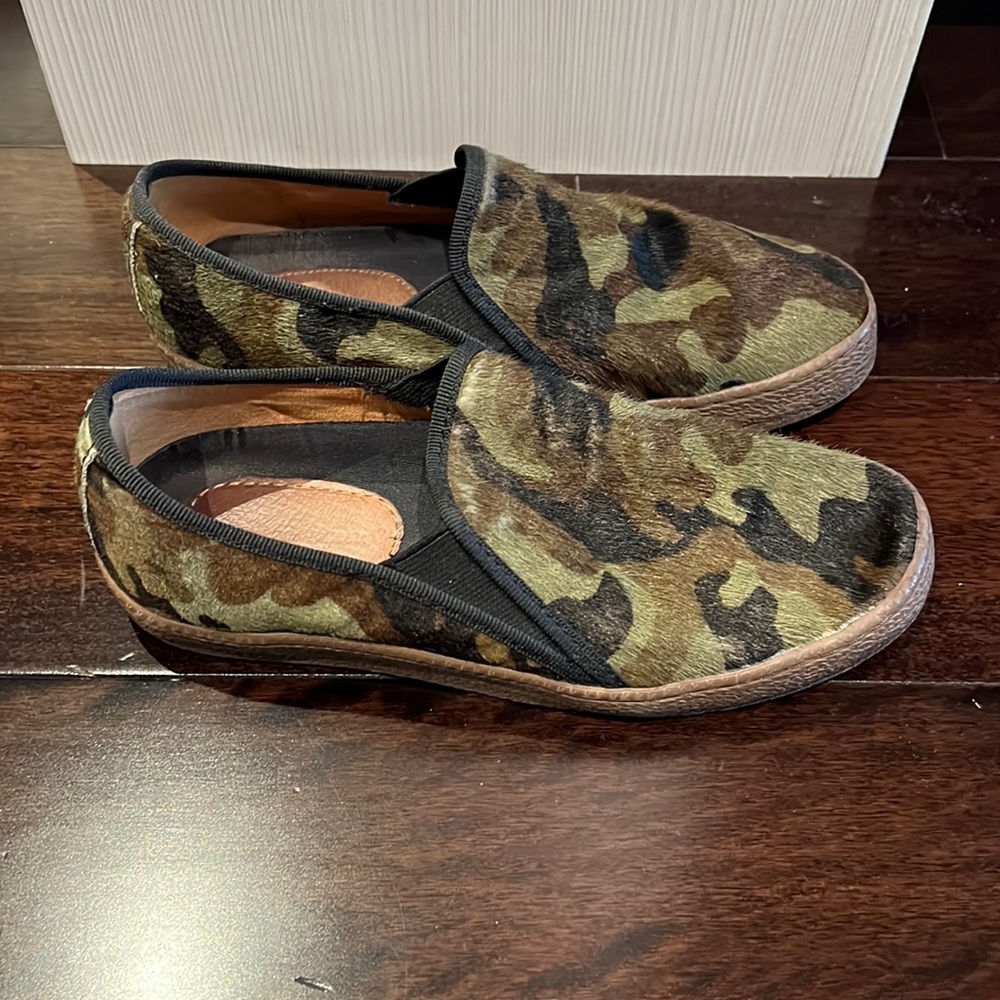 Corso Como Camo Calf Hair Slip on Sneakers